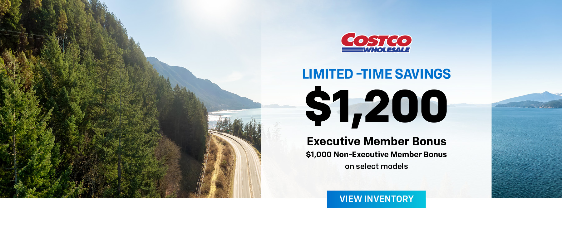 Summer's Grand Finale pre-owned sales event with $8,900 off on select vehicles. Forest background.