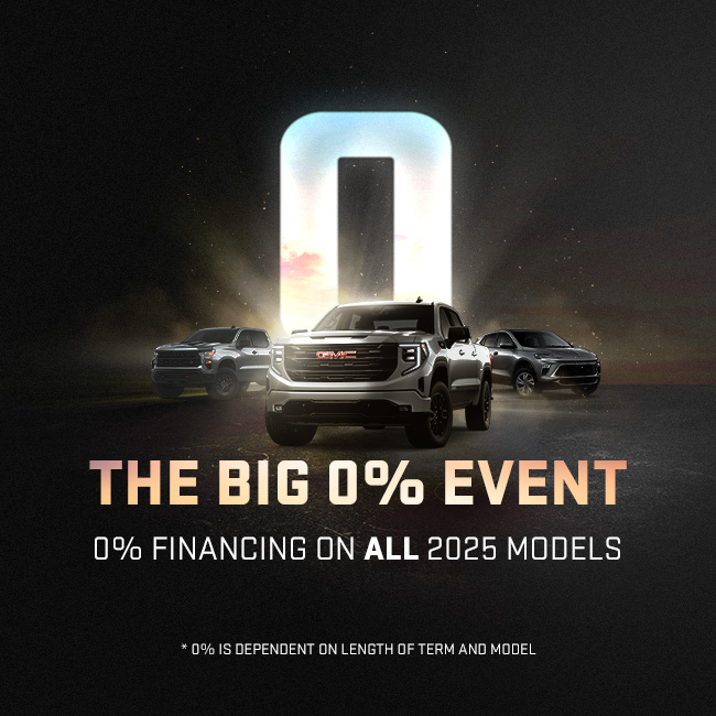 2025 Chevrolet Blazer EV at a summer drive event offering 0% financing for up to 72 months.