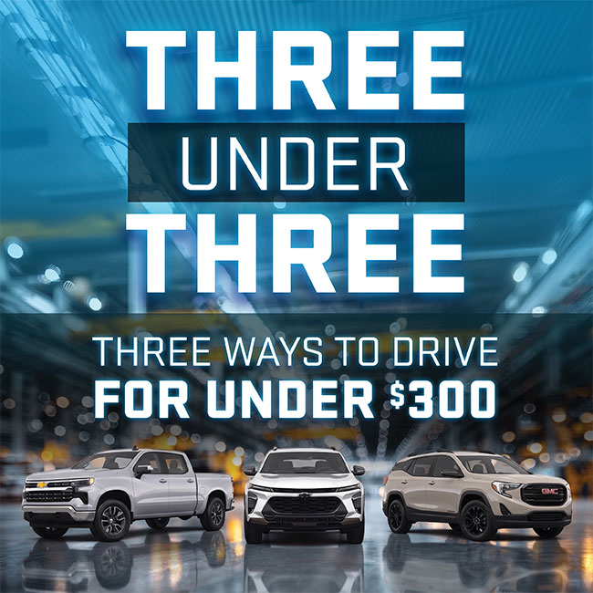 Three Under Three Sale