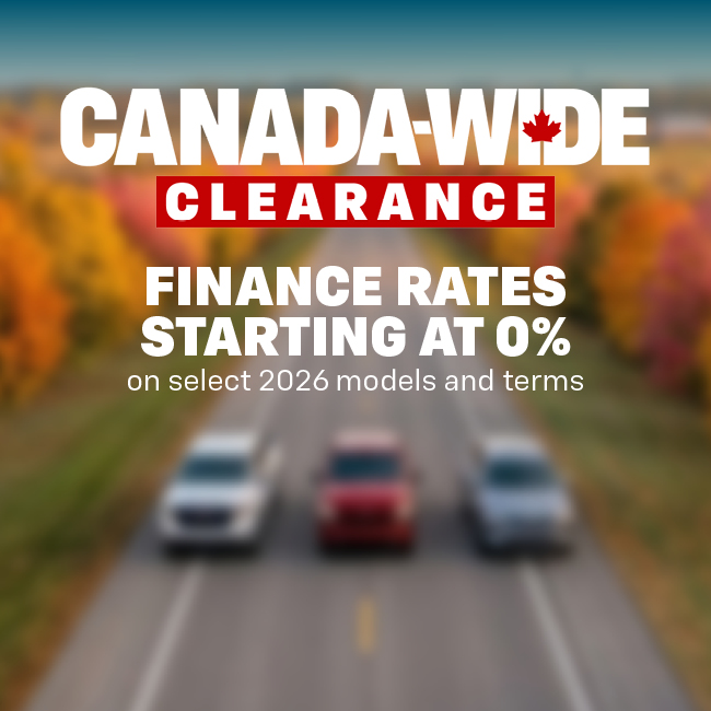 Finance Rates Starting at 0%